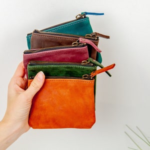 Leather coin pouch,Zippered pouch bag,Leather coin purse,Coin purse women,Coin purse wallet,Leather zipper pouch,Small zipper pouch