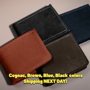 Leder Brieftasche für Männer, Personalisierte Leder Brieftasche, Benutzerdefinierte Herren Brieftasche, Personalisierte Brieftasche für Männer, Handschrift Brieftasche, Personalisierte Brieftasche