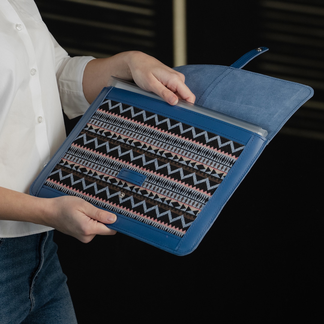 Leather Folder A4, Leather Document Folder, Leather Document Holder