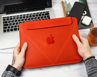 Personalized laptop sleeve,Leather laptop case 15 inch,Macbook air 13 inch case,Macbook air 13 case 2022,Macbook pro sleeve 14 inch