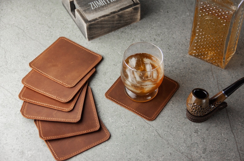 BagsNesti Leather Coaster