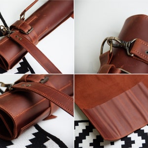 Leather drumstick bag,Drum stick bag,Drum stick case,Personalized drum stick bag,Gift for drummer,Leather drumstick holder image 10