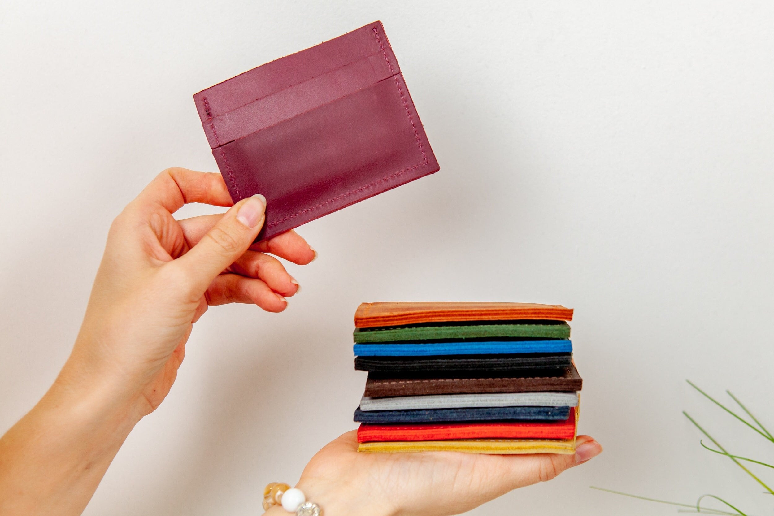 Leather card holder,Leather card sleeve,Slim card wallet,Leather cardholder for him,Card wallet women,Card holder wallet,Credit card wallet