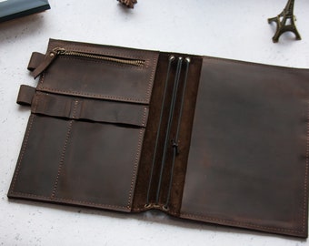 Journal personalized, Leather diary cover, Rustic journal, Leather notebook cover, Journal with logo, Leather journal handmade
