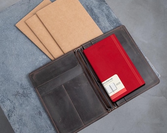 Leather moleskine xxl cover, Moleskine xl leather cover, Moleskine a5 leather cover, Custom moleskine cover a4, Moleskine large cover