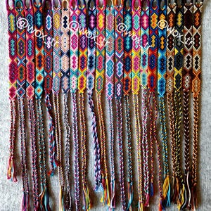 パーソナライズされたマクラメ友情ブレスレット - ボヘミアン調節可能アンクレット、ビーチジュエリー