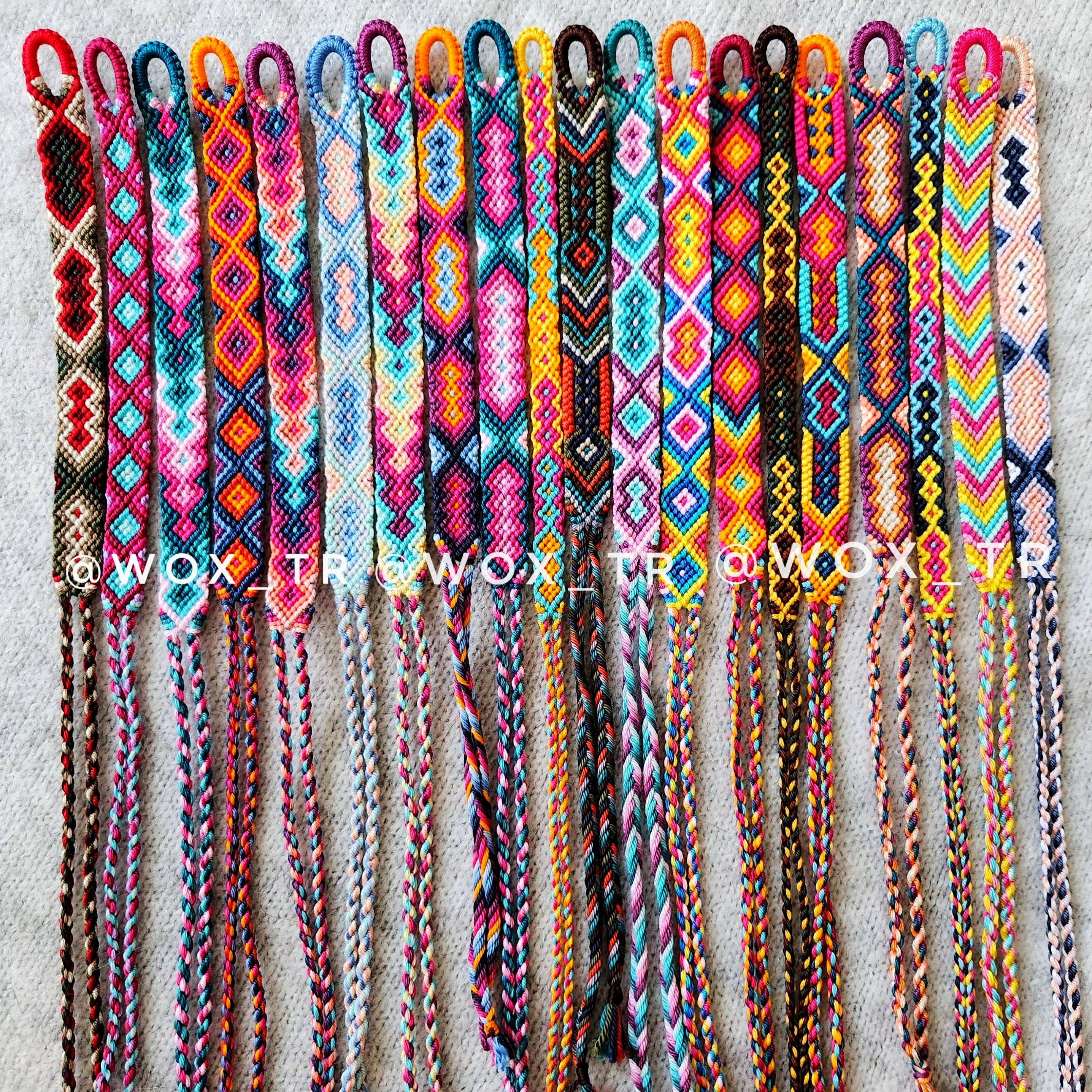 Friendship Braclets Arrowhead Rainbow String Bracelet Patterns
