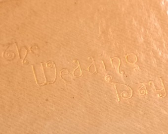 The Wedding Day, 1928 Published by the Methodist Book Concern