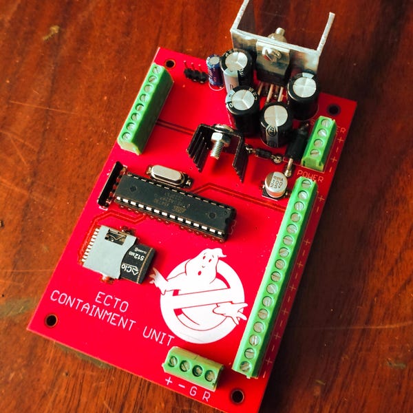 Ghostbusters Ecto Containment Unit lights and sounds kit