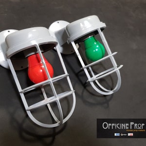 Unité de confinement électronique, lampe Ghostbusters rouge verte active