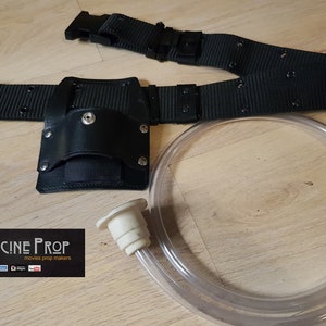 ghostbusters black military belt gizmo holster + leg hosegb2 style