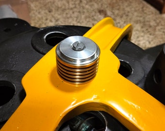 proton pack metal bellows shock mouth frozen empire brass /aluminium
