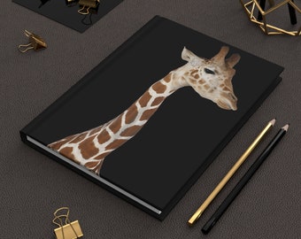Giraffe Notebook Hardcover Journal Matte daily meditation Journal Planner Diary Unique Gift Idea
