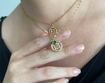 GOLD FILLED Zodiac Necklace • Handmade Astrology Pendant • Constellation Necklace • Personalized Horoscope Jewelry • Unique Bridesmaid Gift