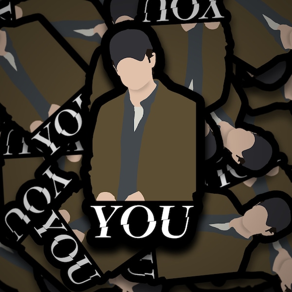 Joe You Netflix Stickers | Joe Goldberg Stickers | Joe Goldberg | You Stickers | Netflix Stickers | Love Quinn | Penn Badgley