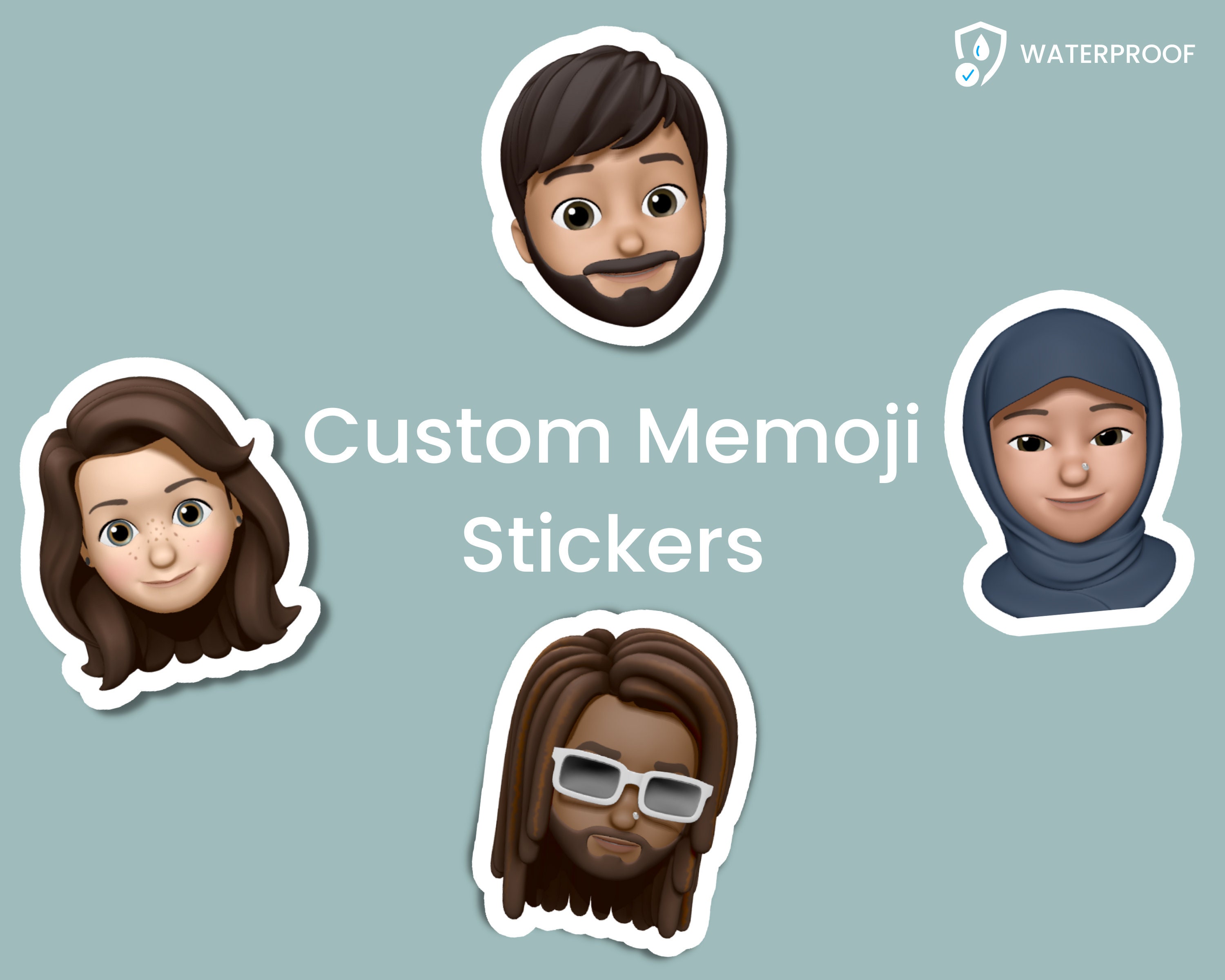 Standaard Hol Dynamiek Custom Memoji Stickers Iphone Emoji Stickers Emoji - Etsy Finland