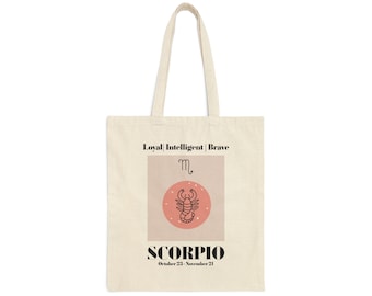 Scorpio Zodiac Tote Bag - Carry Your Intense Passion with Style!