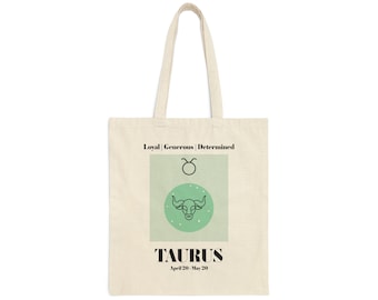 Taurus Zodiac Tote Bag - Carry Your Earthly Elegance with Style!