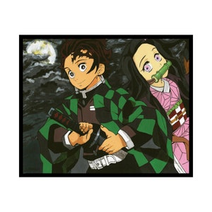 Demon Poster | Anime Canvas Print | Wall Decor