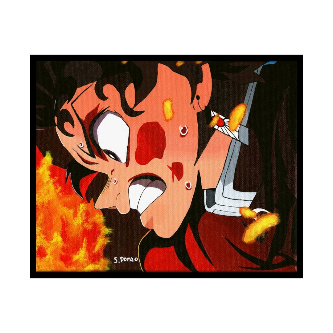 Anime Poster | Demon Art Print | Wall Decor - Etsy
