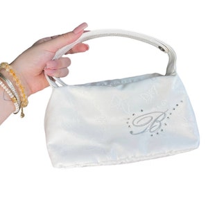 Blumarine butterfly bag with Swarovski handbag purse clutch white mesh summer fairy vintage y2k coquette mermaid