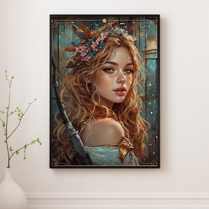 Gift for Sagittarius | Sagittarius zodiac print | Astrology gifts | Sagittarius art | Zodiac wall art | Zodiac gift | Digital download