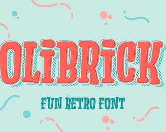 Richis Stiller - Playful Font, School Font, Baby Font, Outline font, Font Pairing, Planner font, Procreate font, Fun Font, Happy Font