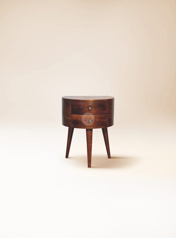 Half circle nightstand deals