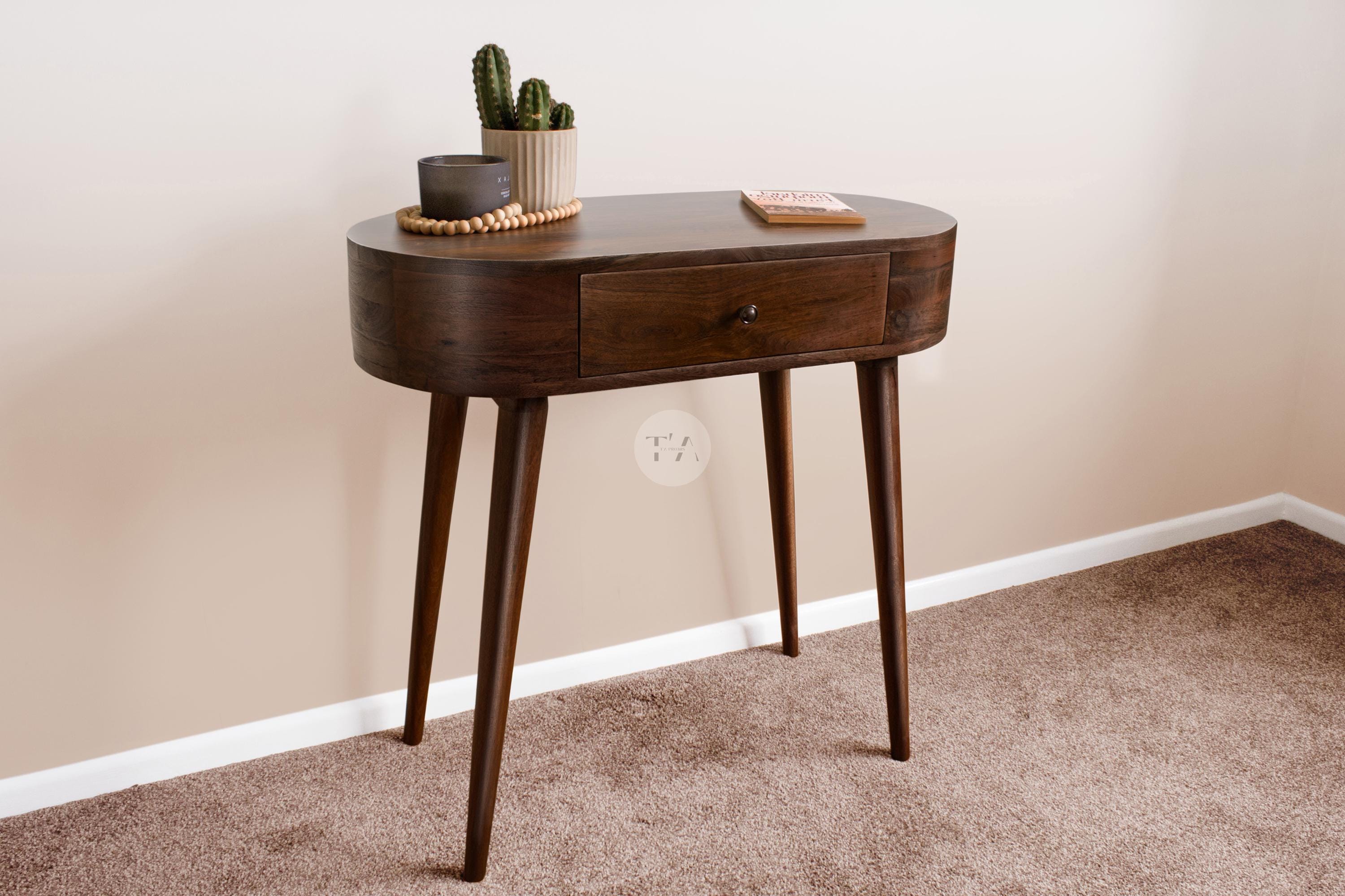 brown dressing table with drawers Walnut drawer It adapts beautifully to on10 50th Birthday Dress Ideas Color:Light Blue/Multi*