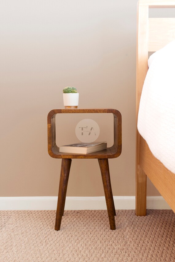 Small low cheap bedside table