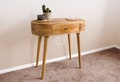 Mid Century Dressing Table • Mid Century Console Table Nordic • Modern Vanity Unit • Solid Wood Makeup Desk • Slim Console Table Wooden