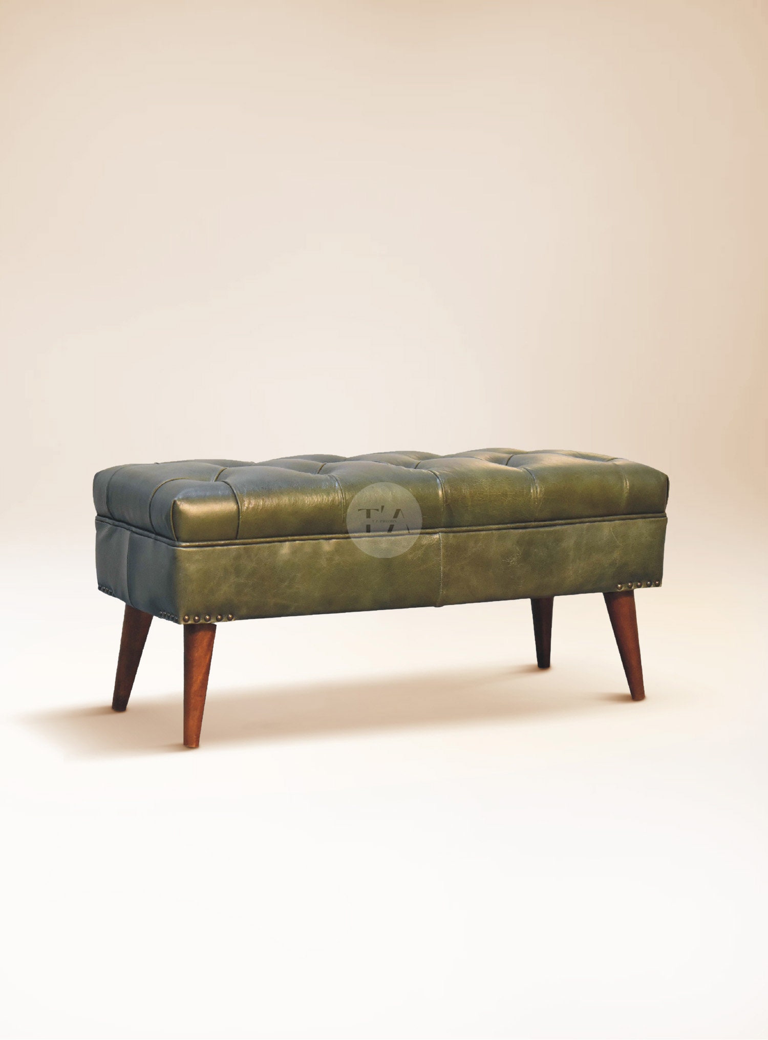 Green Bench Cushion, Cushion for Bench, Custom Bench Cushion