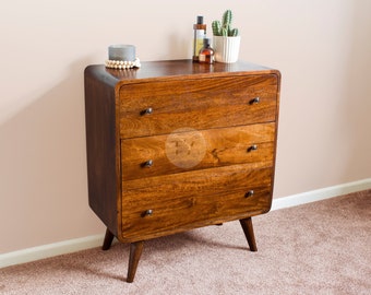 Chest of Drawers for Bedroom • Chest of Drawers Mid Century Modern • Chest of Drawers Solid Wood • Wooden Chest of Drawers • Tall Dresser