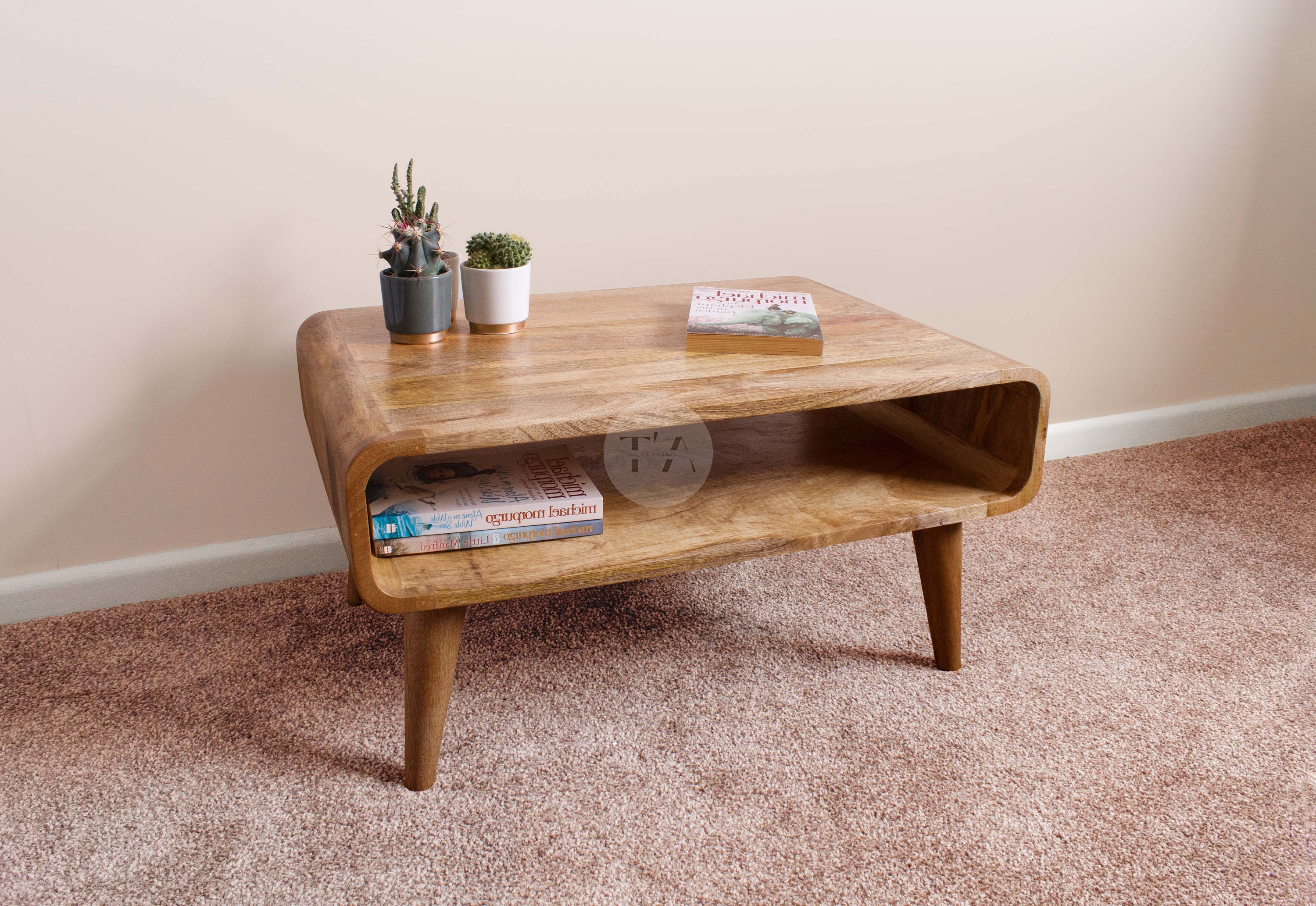 Coffee Table Low • Coffee Table With Shelf • Small Coffee