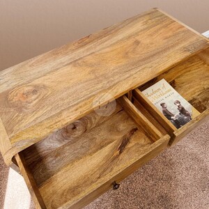 Wooden Tv Unit For Living Room • Modern Tv Stand Coffee Table • Mid-Century Tv Unit with Shelves • Low Tv Stand with Bookshelf • Tv Cabinet image 6