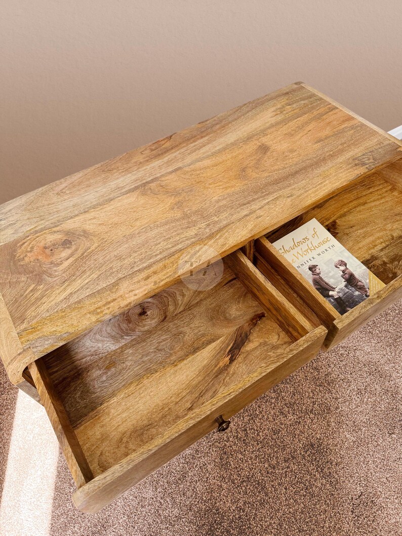 Wooden Tv Unit For Living Room • Modern Tv Stand Coffee Table • Mid-Century Tv Unit with Shelves • Low Tv Stand with Bookshelf • Tv Cabinet image 6