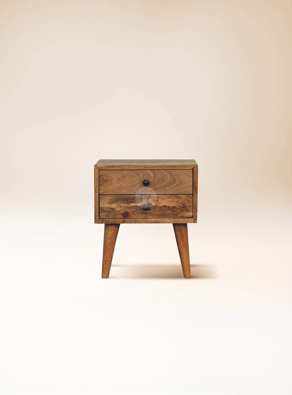 Low side table with cheap drawers