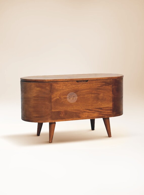 Modern Blanket Chest for Bedroom Dark Wood Blanket Box Wooden With