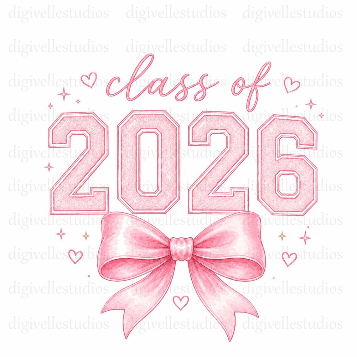 Class of 2026 PNG, Coquette Graduation Design, Pink Bow Senior ...