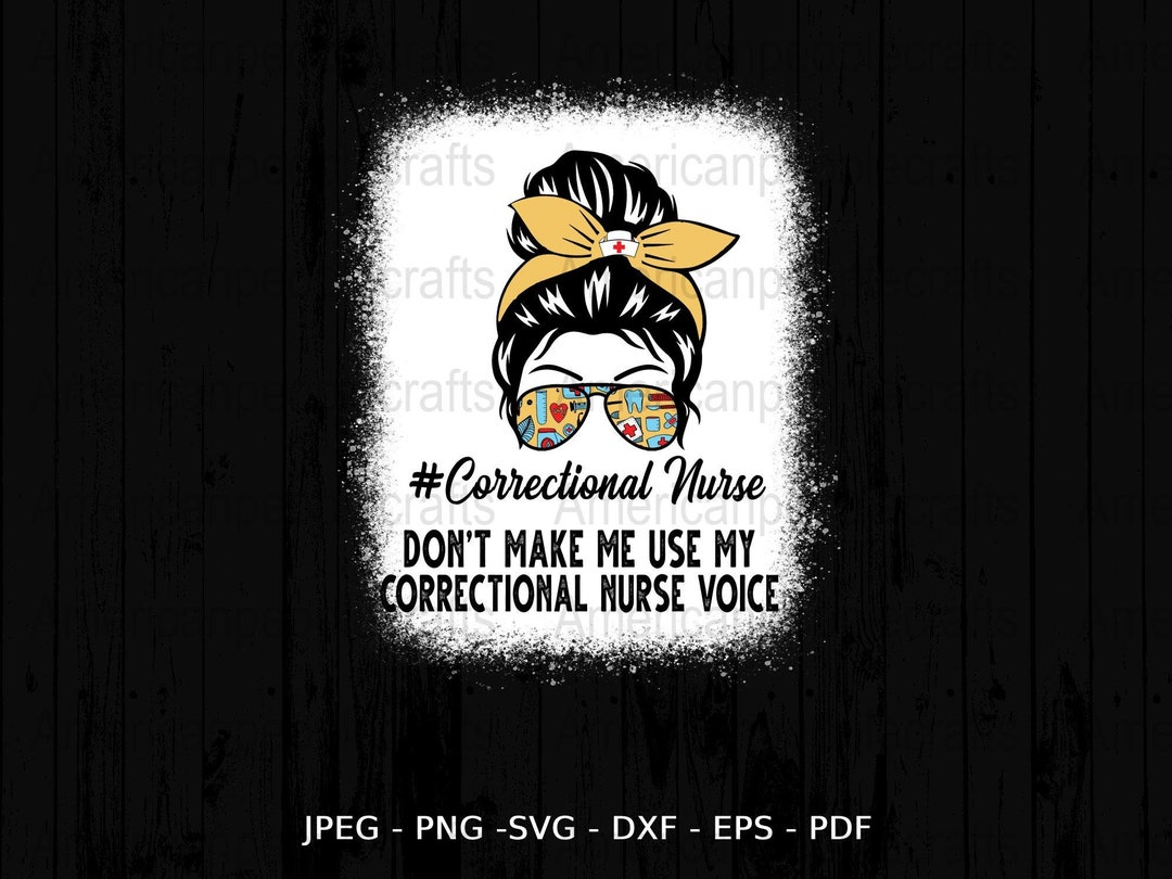 Correctional Nurse SVG Prison Nurse Svg, Png Instant Digital Download