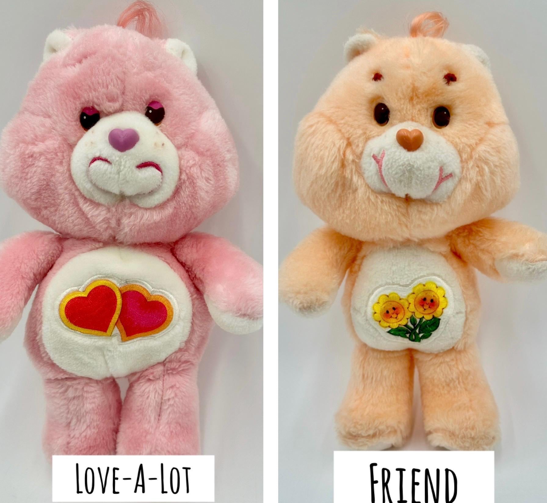 1983年製「13インチ」ヴィンテージぬいぐるみケアベア *それぞれ