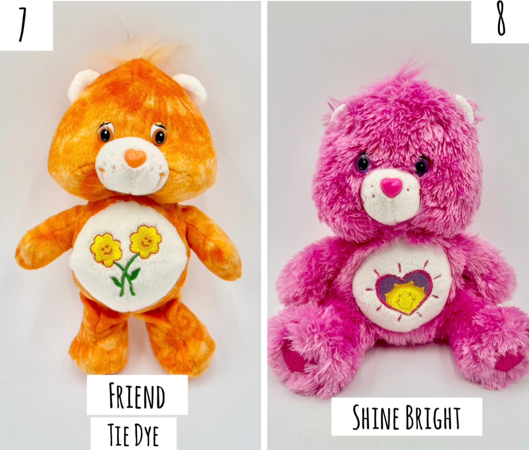 ヴィンテージ/モダン 2002-16 8-9インチ ケアベアとケアベアカズンズ