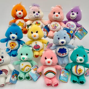 Vintage 2000s 5 Inch Care Bear Key Chain/Attachables with Tags