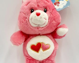 Vintage 2003 20th Anniversary Care Bear Cousin Proud Heart Cat