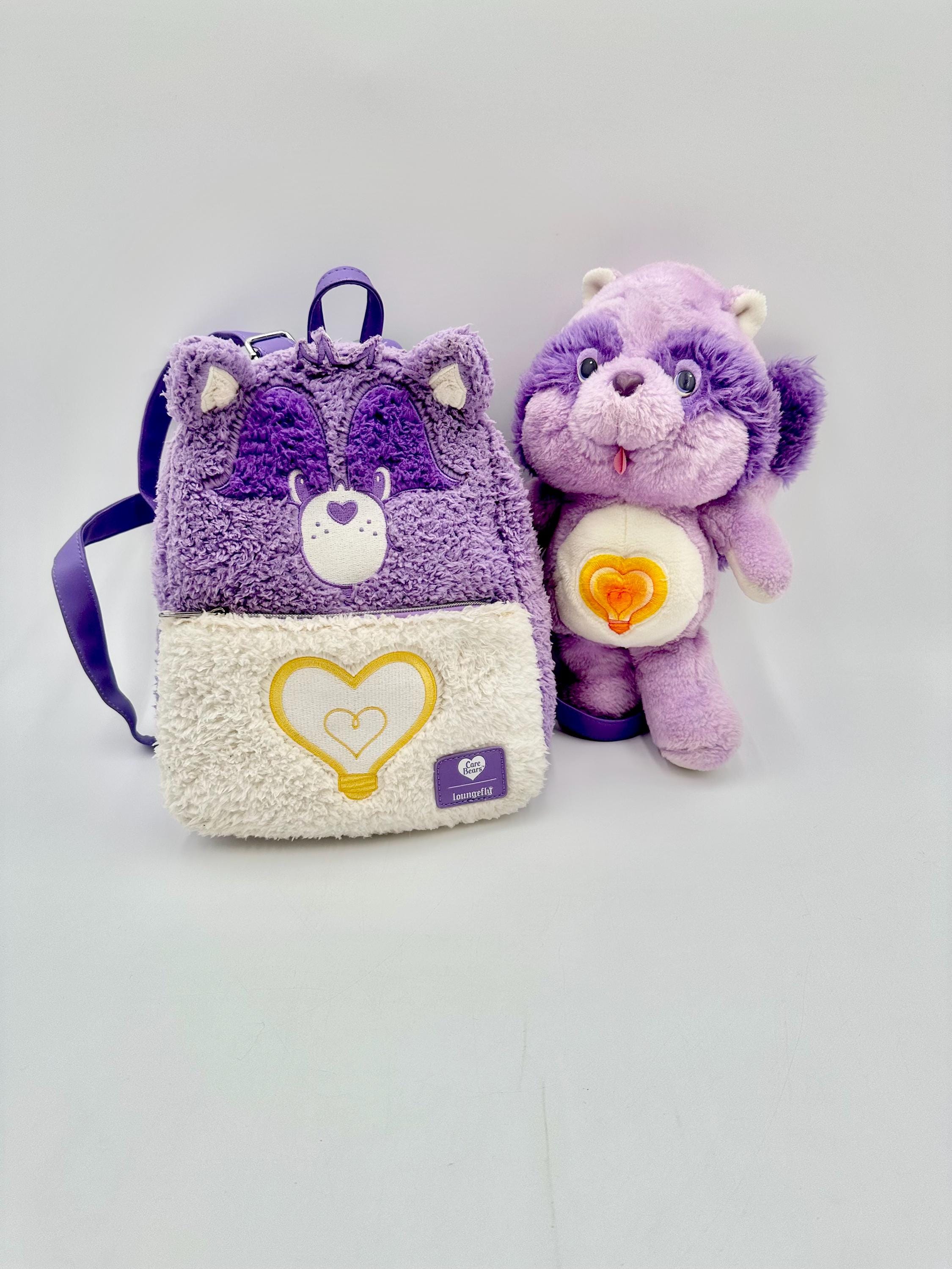 Loungefly Care Bear Cousin Bright Heart Back Pack, Wallet and