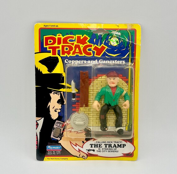 Vintage Playmates 1990 Dick Tracy Coppers and Gangsters “the Tramp