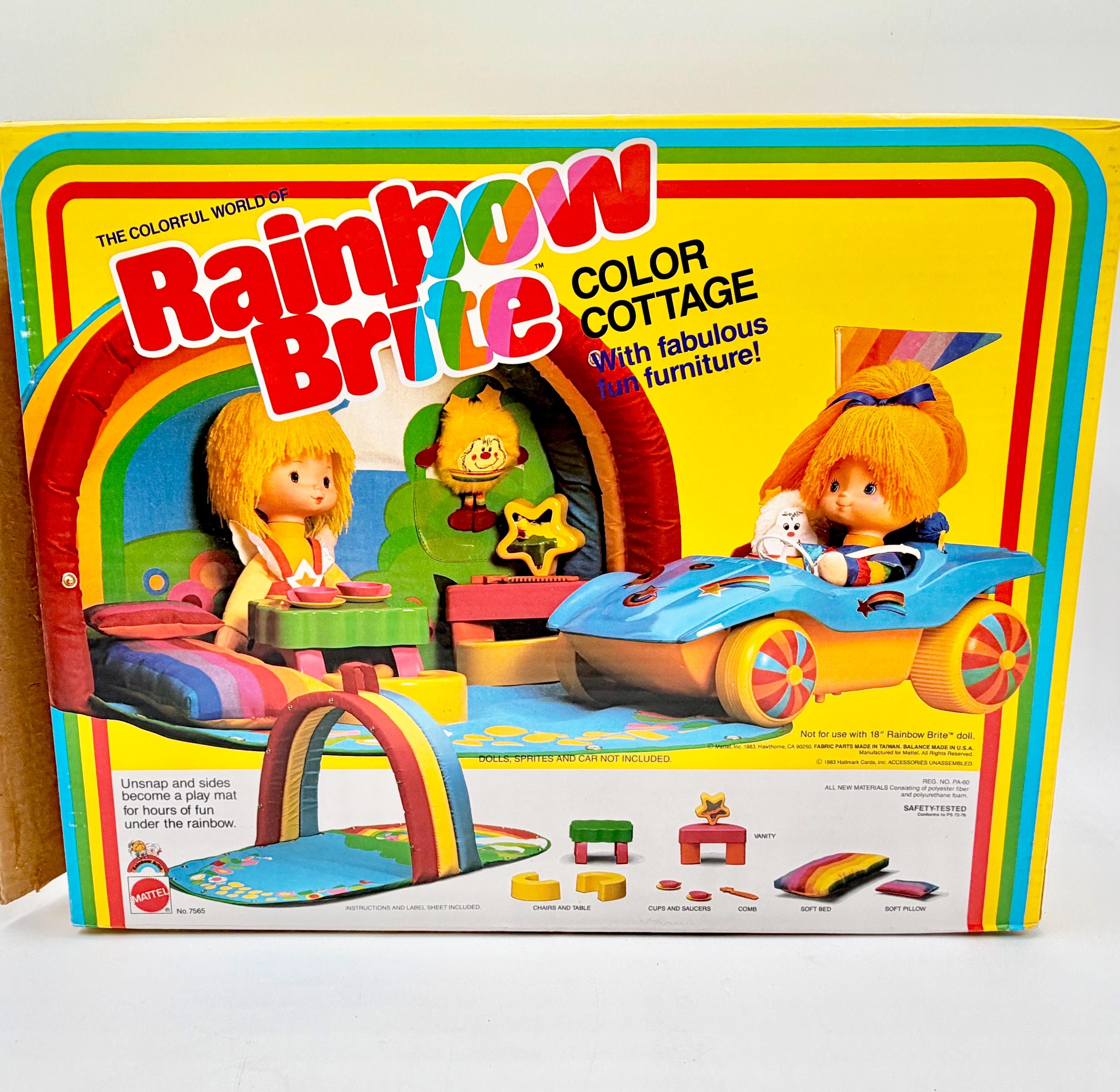 Peigne Et Miroir Rainbow Brite - Kat's Meow (1983) - Neuf