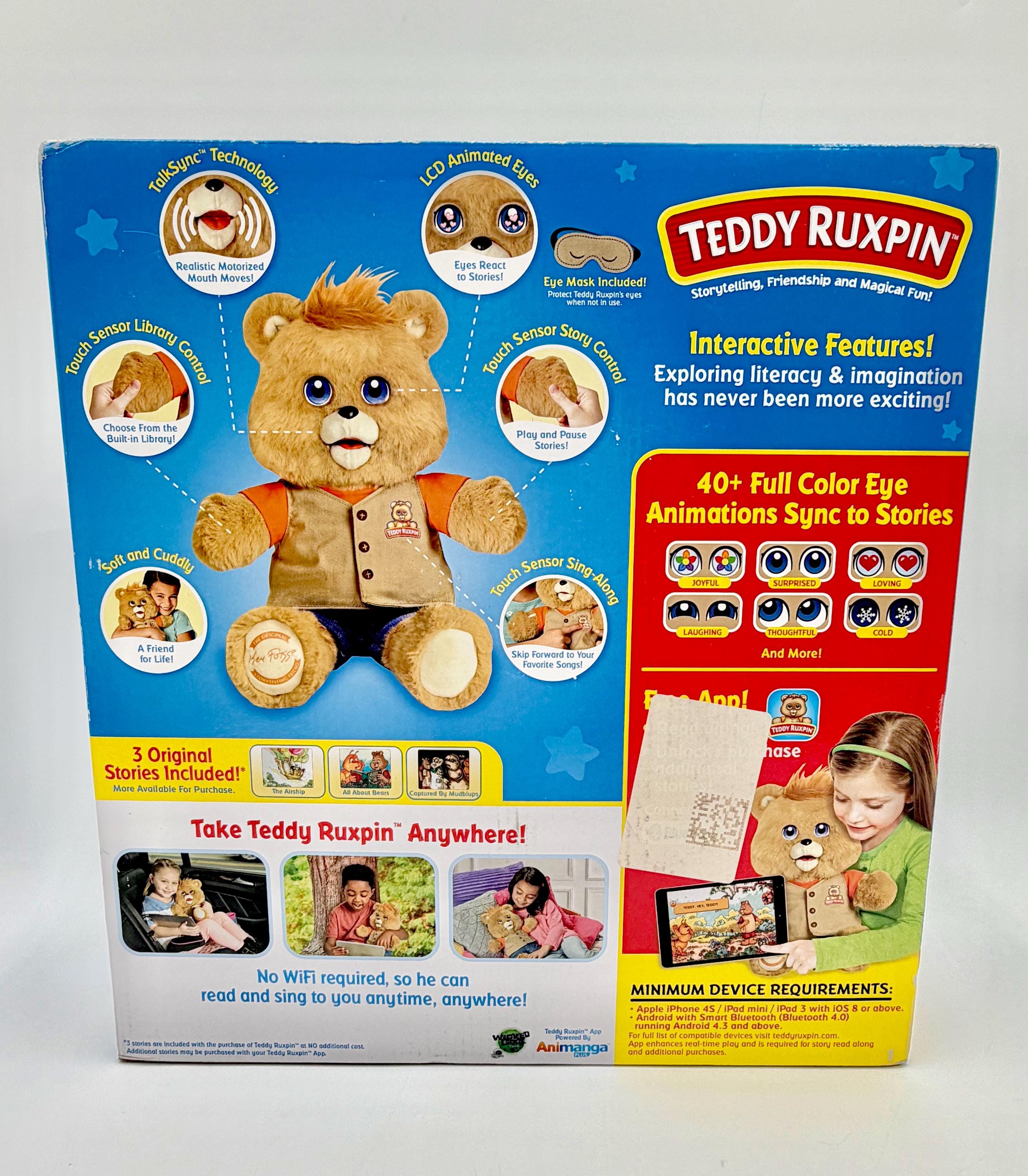 2017 Teddy Ruxpin Talking Interactive Bear SEALED New in Box - Etsy