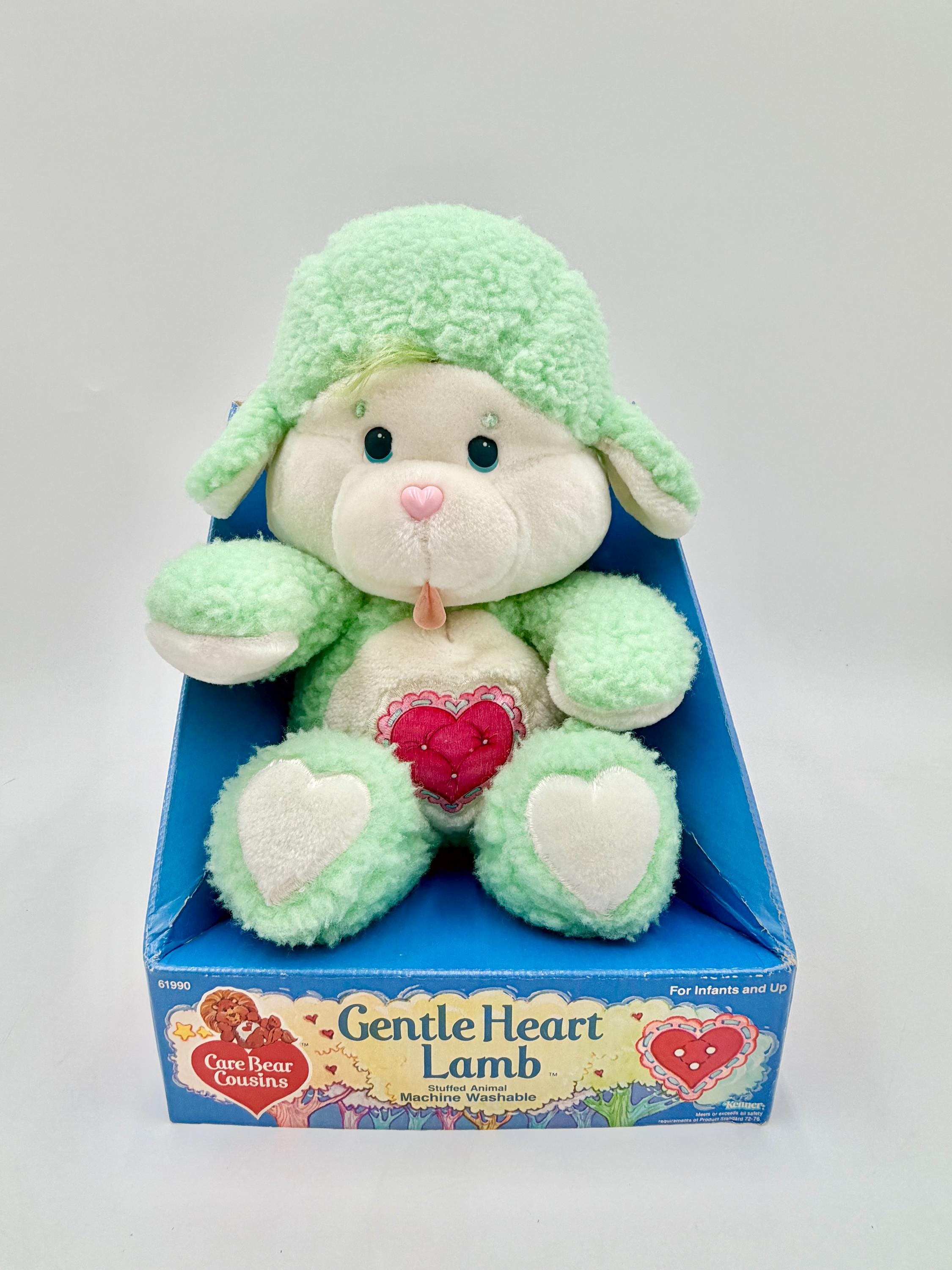 Vintage 1984 Kenner Care Bear Cousin Gentle Heart Lamb 13 Inch