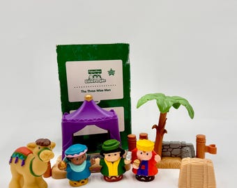 Fisher-Price Little People Los Tres Reyes Magos Completo en Caja Abierta